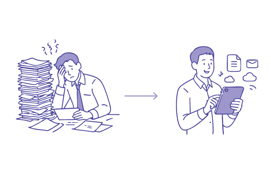 From paperwork stress to digital ease
